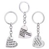 3PCS Teacher Appreciation Gifts Key Chain Women Men It takes