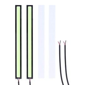 2 Barras de Luces LED de Circulaci?¡ì?n Diurna de 12 V, a Prueba de Agua, Alta Potencia, Superdelgada, Luz Antiniebla LED COB, Se?al de Reemplazo para Coche, SUV,