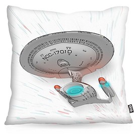VOID NC-1701-D Cushion Cover Outdoor Indoor Trekkie Trek Star Cushion Size: 40 x 40 cm