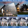 CAHOUGSMT Solar Street Lights Outdoor Dusk to Dawn, 3000W Solar