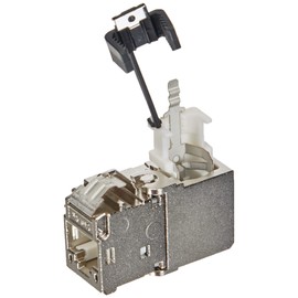 BTR 130B12D11200-E Data Socket C6A Module 1 Port 270° for Flush-Mounting Pure White