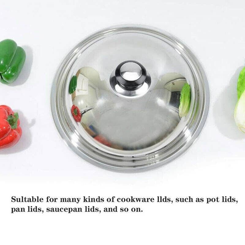 AIMALL 2PCS Kitchen Pot Lid Replacement Knob Handle Set, 2.17