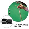 KICHOUSE Billiards Chalk Holder Aluminum Cue Tip Chalk Box Stylish