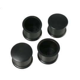 High Logic Leg Cap 1.1 inch (28 mm) Round A-025 Black