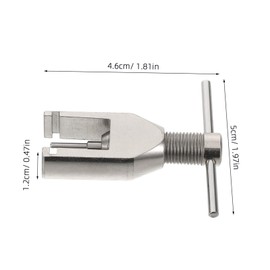Abaodam Motor Pinion Gear Puller Tools Set - Remover Kit for Vehicle Model Maintenance and Helicopter Motor Pinion Repairs Silver