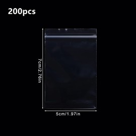 Plastic Bags Zip Bags Small Ziplock Bags Baggies Pack of 200 5 x 7 cm Small Plastic Bags Baggys Ziplock Zip Small Bags Baggies Reusable Bags Resealable