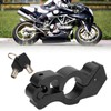 Motorcycle Lock Handlebar Grip Aluminum Protective Horn Lock for Braking