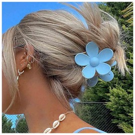 Andelaisi Boho Flower Claw Clips Large Flower Strong Hold Hair Jaw Clips Barrettes Non Slip Headdress