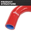 CRODESSIGN Upper Lower Radiator Coolant Hose Compatible with Chevy Silverado