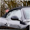 KONTONTY Magnetic Car Flag Pole Stainless Steel Base Universal Mount