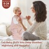 Wrrernsin Baby Sleep Sack 0-6 Months,100% Cotton TOG 0.5 Wearable