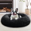 JOLLYVOGUE Calming Dog & Cat Bed for Small Dogs, Anti-Anxiety