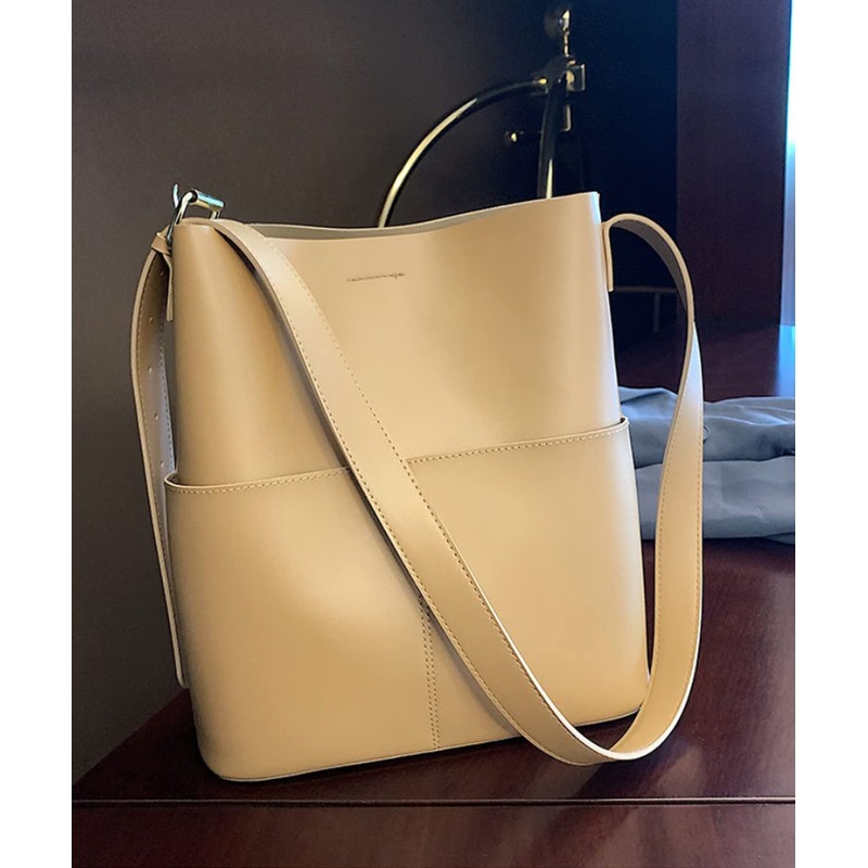 Aimoha Women's Tote Bag, Synthetic Leather, External Pocket, Office, Simple,