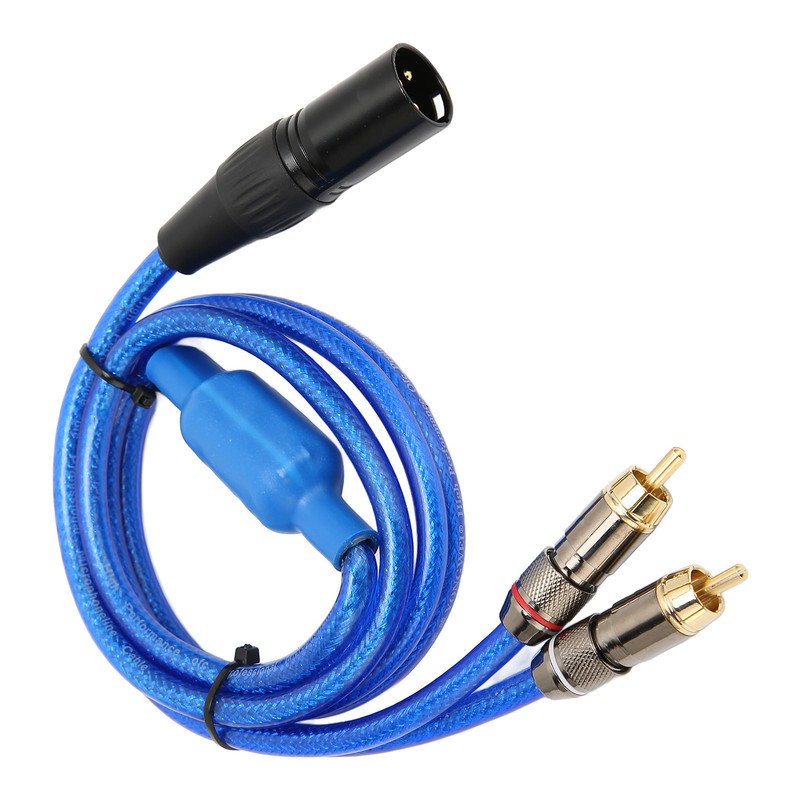 XLR Male to Dual RCA Sound Cable 3.3ft Stereo XLR