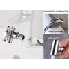 MissMin faucet to shower hose diverter to Dishwasher Snap,aerator quick