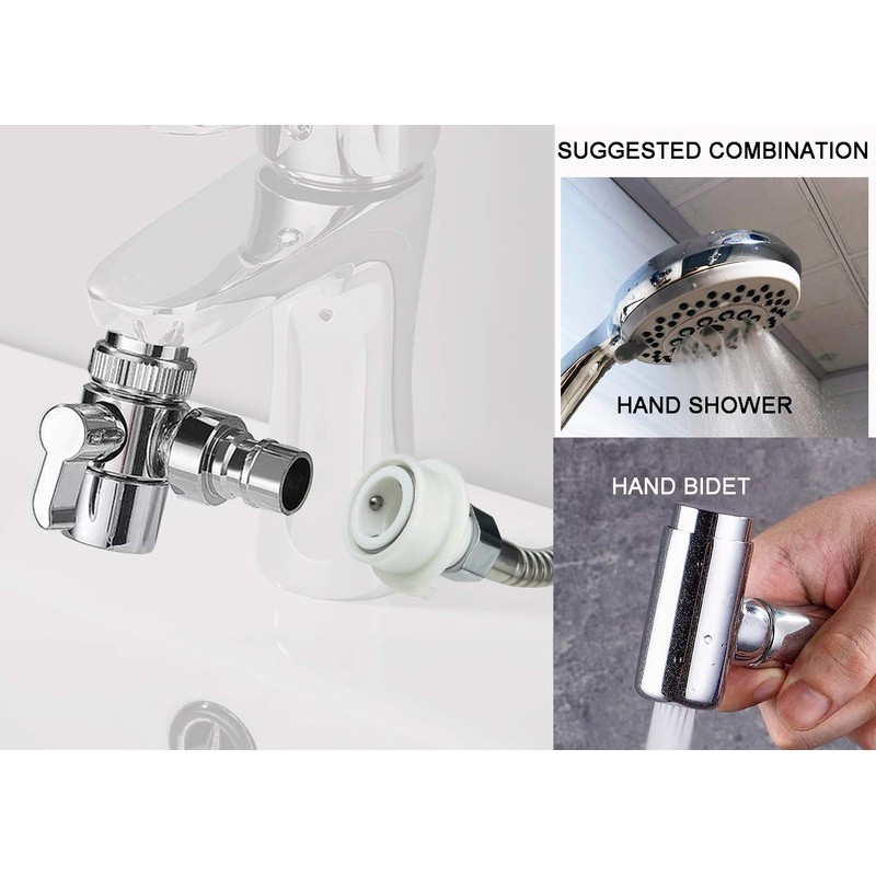 MissMin faucet to shower hose diverter to Dishwasher Snap,aerator quick
