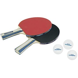 Hudora New Contest 2.0 Table Tennis Set, White, 40 mm, 76245