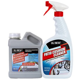 AL-NEW AL-NEW Outdoor Patio Furniture Cleaner Bundle | Restore Faded Metals and Clean Fabric