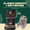 6L Smart Pet Feeder (13.2"x7.9"x13.8") – Automatic WiFi Food Dispenser