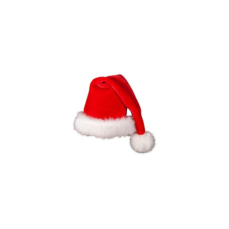 Wicked Costumes Adult Unisex Christmas Super Deluxe Plush Santa Hat