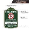 FKNSGR No Parking Sign 2 Pack, 12 x 18 inches,