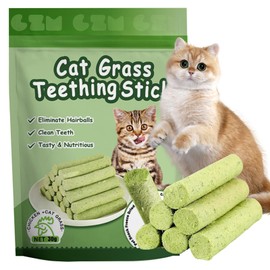 6 PCS Cat Grass Sticks, Nutritious Cat Grass Teething Stick, Cat Grass Sticks for Indoor Cats, Cat Dental Toy for Clean Teeth, Eliminate Hairballs