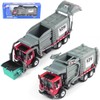 Hobby Crazy Diecast Bin Truck Rubbish Recycling Material Transporter 1:24