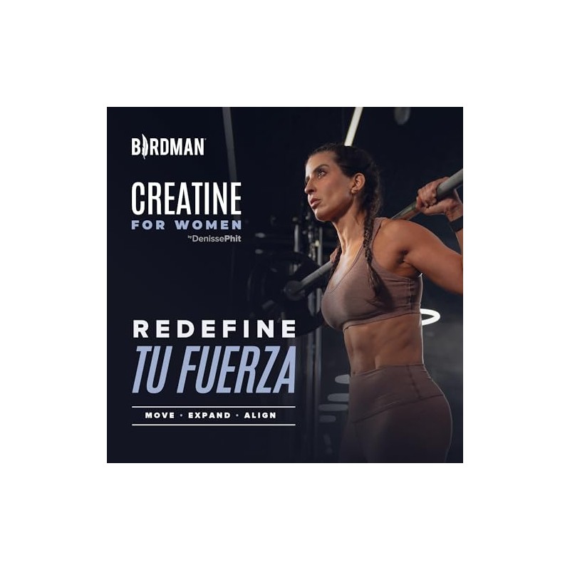 Birdman Creatine For Women Creatina Mujer Myo Inositol Chiro Ácido