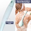 BEDELITE Back Scrubber for Shower - Long Handle Bath Brush
