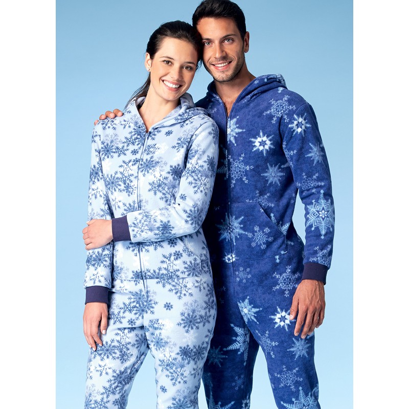 McCall's Patterns Mens/Misses/Boy's/Girls/Child Jumpsuit and Dog Coat, Multi-Colour, Sizes S-XL