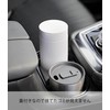Yamazaki 1834 Bottle-Shaped Trash Can with Lid, White, W 2.7