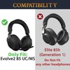 SOULWIT Earpads Replacement for Jabra Evolve2 85 UC/Evolve 2 85