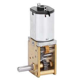 Garosa Mini Micro Speed Reduction Motor Metal Gear Motor Turbine Worm Reducer N20 DC12V Speed Reduction CW/CCW Micro Slow Speed Motor (DC12v68RPM),Geared motor