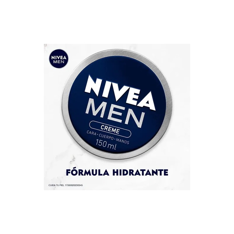 Crema Humectante Nivea Men Cara Cuerpo Manos 150 Ml