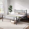 Novilla Queen Bed Frame with Headboard and Footboard, 14 Inch