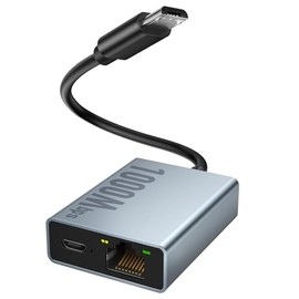 ZEXMTE 1000Mbp Ethernet Adapter for Fire TV Stick, Micro USB to RJ45 Ethernet Adapter Compatible with Fire TV Stick 4K/ 4K Max