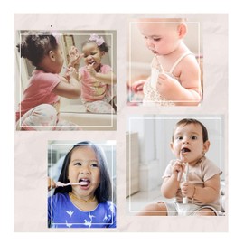 ANPEI ROARex Vegan Eco Friendly Kids Toothbrush Natural Dinosaurs Made from Plants | 100% Biodegradable and Compostable | 1% for The Planet Product