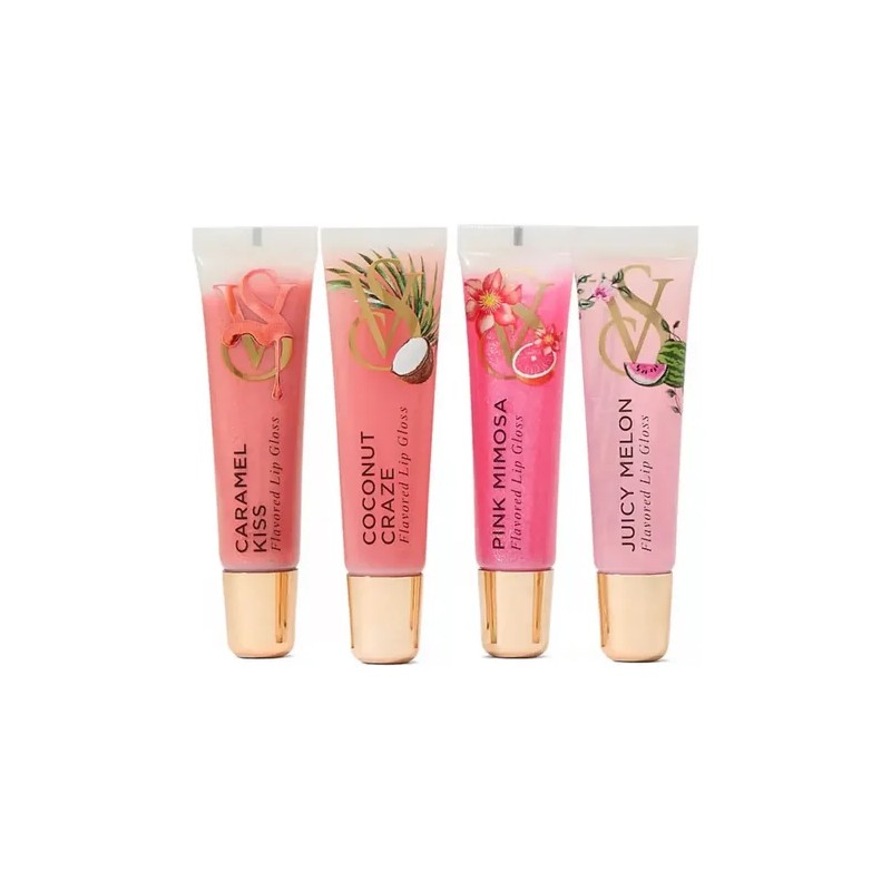 Lip Gloss Labial Victoria's Secret Flavor Set 4