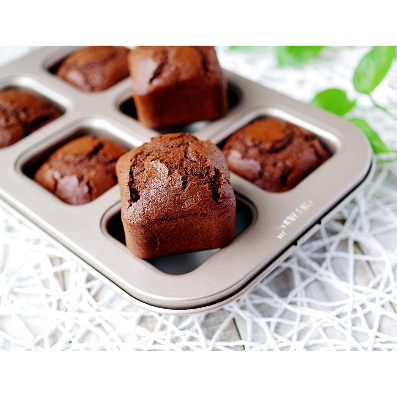CHEFMADE Brownie Pan Muffin Pan Square Pan Mold 6 /