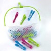Bürstenmann Clothes Basket with 20 Pegs, Multi-Colour, 13.6 x 23.7