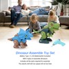2 Sets Dinosaur Assemble Toy Develop Hand On Ability Educational