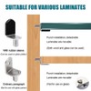 1/4 Inch (6.35mm) Shelf Pins 50 Pcs L-Shaped Metal Support