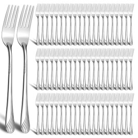 BOHUIZ 200 Pcs Forks Stainless Steel, 7.08 Inches Dinner Forks Silverware Fork for Home Kitchen and Restaurant Dishwasher Safe