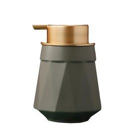 Match & Enjoy Set de 2 Dispensador de Jabón Líquido para Manos, Dispensador de Loción y Crema de Manos, Botella Dispensadora para Baño (Gris)