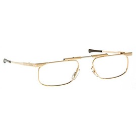 SlimFold Reading Glasses by Kanda of Japan Model 5 Color Gold Strength +2.75