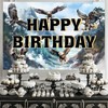 Eagle Birthday Party Decorations, Eagle Happy Birthday Backdrop Banner 3