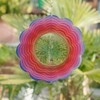 CIM Rainbow Wind Chime Stainless Steel Smooth Spinning Wind Mobile