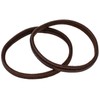 HAARallerliebst Hair Bobbles Wide with Rubber Grip (Pack of 12,