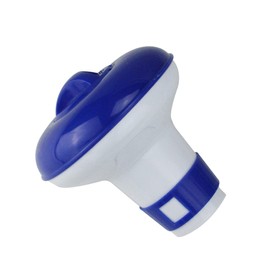 Swim Central 5.5-Inch Blue and White Pool Supply Mini-Tablet Floating Spa Dispenser