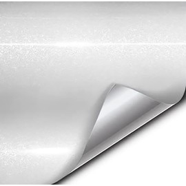 VViViD White Gloss Metallic Air-Release Adhesive Vinyl Pinstripe Tape Roll (1 Inch x 20ft)